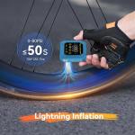 New Mini Cycling AI Intelligent Wireless Electric Inflator Portable Mountain Road Bicycle Inflator Pump