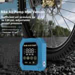 New Mini Cycling AI Intelligent Wireless Electric Inflator Portable Mountain Road Bicycle Inflator Pump