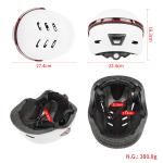 Remote control riding helmet with light intelligent integrated molding helmet FS1 remote control steering indicator helmet
